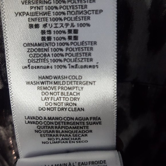 Michael by Michael Kors Snow Leopard Print Sz M - Picture 8 of 8